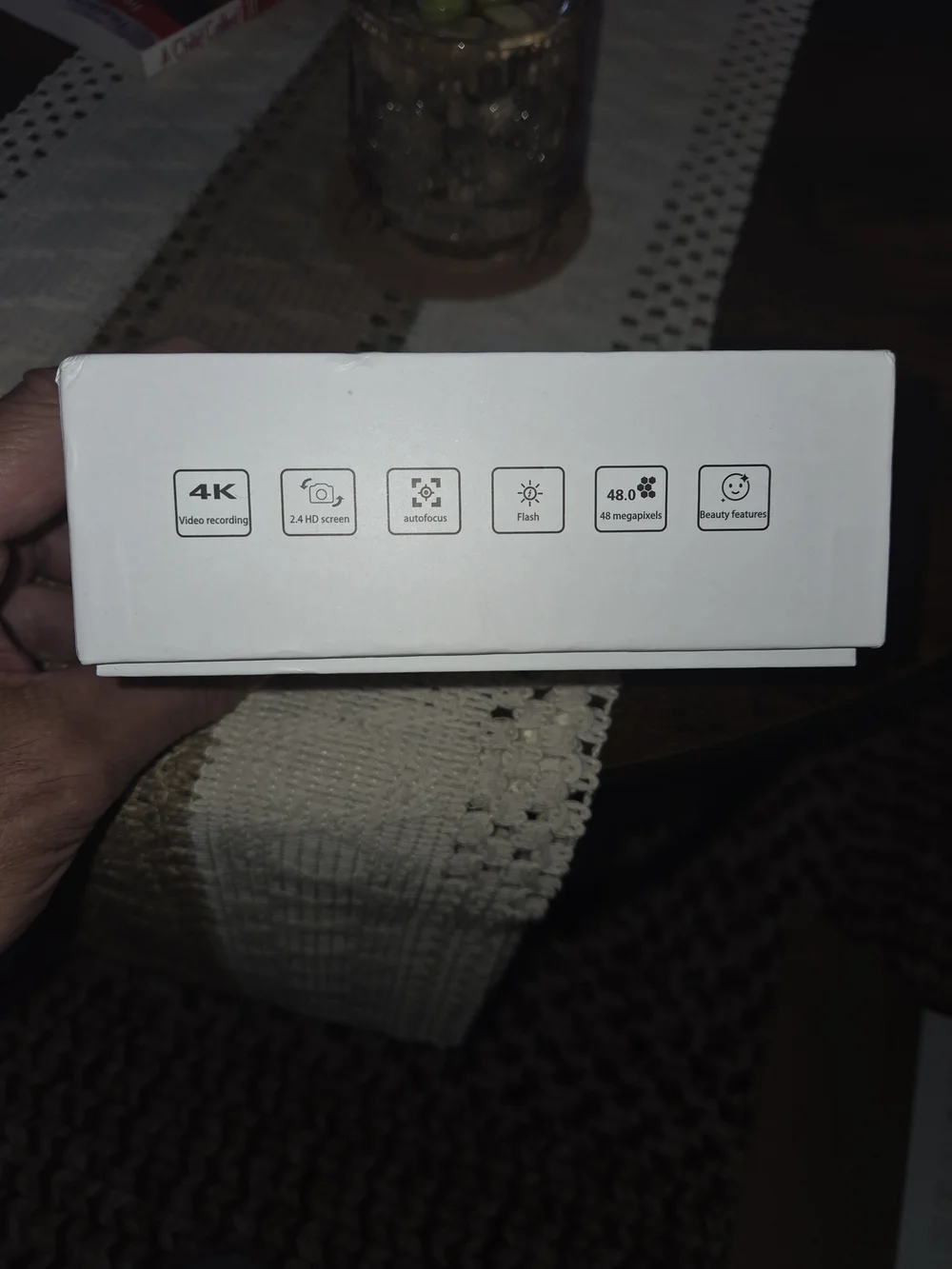 4K Flip Screen Digital Camera - Silver
